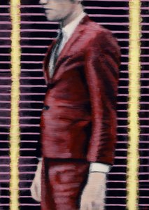 Um galo de cata-vento, c.2013 (tinta acrílica sobre papel)