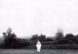 Dream Away Your Grey Skies Too, c.2015 (tinta acrílica sobre papel) de Luke Waller