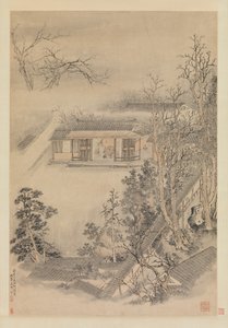 Bebendo no jardim de bambu, 1773.