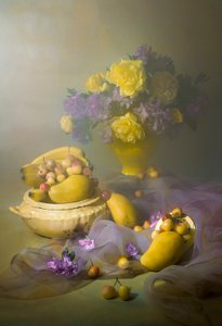Fruta e flores elegantes de Lydia Jacobs