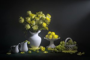 Natureza-morta verde fresca de Lydia Jacobs