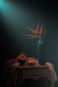 Natureza-morta outonal melancólica de Lydia Jacobs