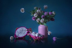 Flores melancólicas de pitaia de Lydia Jacobs