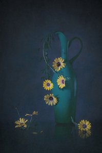 Natureza-morta floral melancólica de Lydia Jacobs