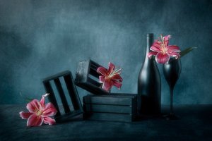 Vinho e lírios melancólicos de Lydia Jacobs