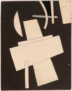 Sans titre - Popova, Lyubov Sergeyevna (1889-1924) Untitled Gouache sobre cartão ca 1916-1918 - 49,5x39,5 - Cidade de Nova York. Museu de Arte Moderna (MOMA) de Lyubov Sergeevna Popova