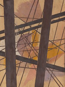 Construção da Força Espacial, ca 1921-1922. de Lyubov Sergeyevna Popova