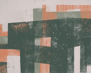 Camadas geométricas abstratas de MANSI SAXENA