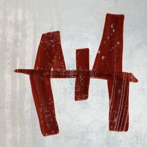 H maiúsculo vermelho gelado de MANSI SAXENA