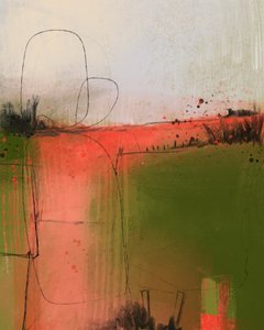 Paisagem abstrata serena de MANSI SAXENA