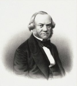 Retrato do Diretor dos Teatros Imperiais Alexander Mikhaylovich Gedeonov, 1858. de M. Baryshev
