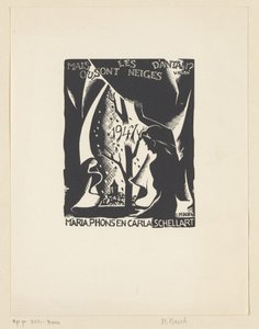 Desejo de Ano Novo para 1947 de Carla, Mária e Phons Schellart de M. Bosch