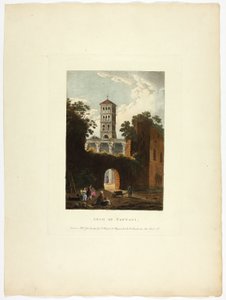 Arco de Pantani, placa trinta e sete das Ruínas de Roma de M. Dubourg