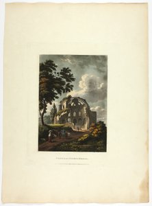 Templo de Minerva Medica, placa vinte e cinco das Ruínas de Roma de M. Dubourg