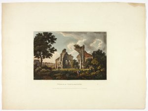 Templo de Vénus e Cupido, placa doze das Ruínas de Roma