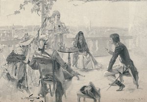 Napoleão na Sociedade de Valence. 1785, 1896