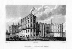Castelo de Saint Germain em Laye, Paris, c1830
