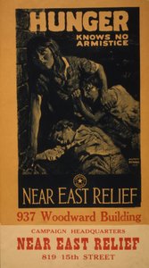 A fome não conhece armistício - alívio no Oriente Próximo, 1919 de M. Leone Bracker