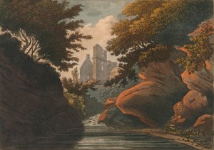 Castelo de Rosline, 1800. de M. Merigot
