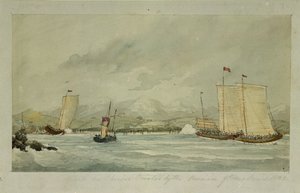Ataque a piratas chineses pelo pique do HMS "Druid de M. O