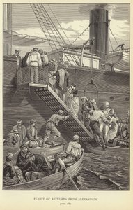 Vôo de refugiados de Alexandria de M. Schonberg