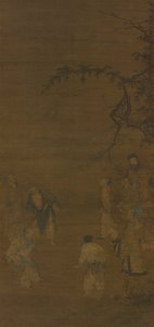 Os jogadores de futebol, c. 1100s-1 º trimestre 1200s.