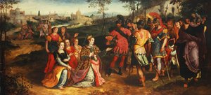 Coriolanus e Volumnia, de Maarten de Vos