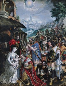 A Adoração dos Magos de Maarten de Vos