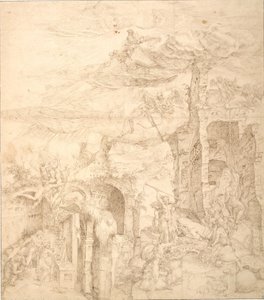 Uma alegoria sobre a força da fé de Maarten van Heemskerck