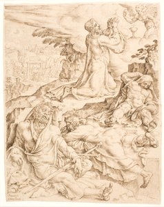 Cristo no Monte das Oliveiras de Maarten van Heemskerck