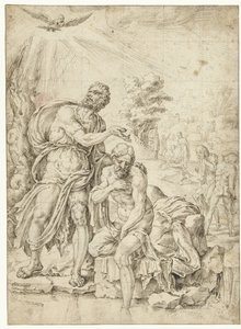 Batismo de Cristo de Maarten van Heemskerck