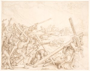 Fiat voluntas tua (seja feita a tua vontade) de Maarten van Heemskerck
