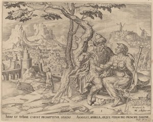 Judá dando a Tamar a promessa, c.1566