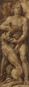 Sansão que empresta o Leão de Maarten van Heemskerck