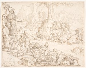 A Redução do Exército de Gideão de Maarten van Heemskerck