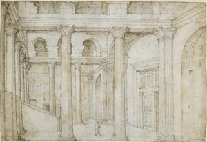 Pórtico do Panteão de Maarten van Heemskerck