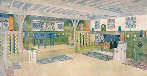 Sala de música em uma casa em Crowborough, c1902