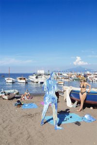 Sorrento Blue (tinta acrílica sobre impressão de pigmentos de arquivo)