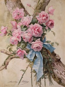 Rosas (aquarela sobre papel)