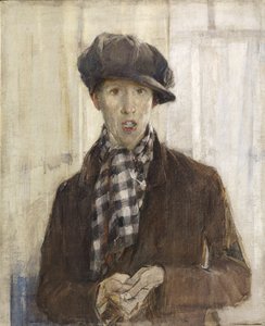 Auto-retrato como um Costermonger (óleo sobre tela)