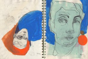 Sketchbook 30, 2025 (tinta de têmpera, tinta sobre papel)
