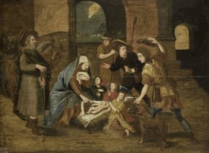 A Adoração dos Pastores de Maerten de Vos (copy after)