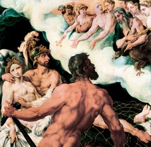 Marte e Vénus presos na rede de Vulcano