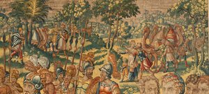História de Gideon, juiz e guerreiro dos hebreus, finais do século XVI (tapeçaria)