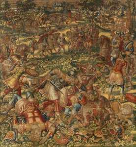 História de Gideon, finais do século XVI (seda e lã) de Maerten van Heemskerck