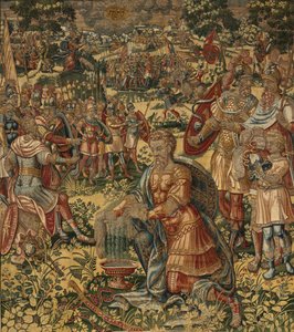 História de Gideon, finais do século XVI (seda e lã) de Maerten van Heemskerck