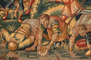 História de Gideon, finais do século XVI (seda e lã) de Maerten van Heemskerck
