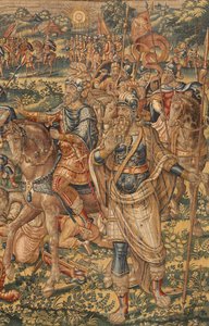 História de Gideon, finais do século XVI (seda e lã) de Maerten van Heemskerck