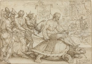 O triunfo de Jó de Maerten van Heemskerck