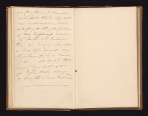 Extracto manuscrito da Narrativa de Lady De Lancey sobre a Campanha Waterloo de Magdalene Hall De Lancey